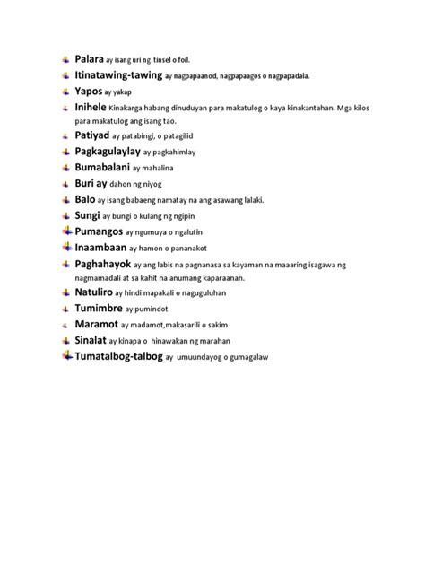 bubot kahulugan example|BUBOT: Tagalog.